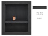 Shower Niche Ready for Tile 40.64 x 60.96 cm, 16 x 24 inch Double Shelf Organizer, Square Corners V952-SLLYBK2C17YCR2AE8V0