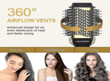 Negative Ion Hair Dryer Brush Styler Anti-Frizz Blow Dryer V1263-JX-5611
