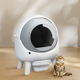 PaWz Smart Self Cleaning Cat Litter Box APP Control White PT1266-WH