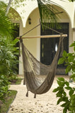 Mayan Legacy Extra Large Outdoor Cotton Mexican Hammock Chair in Cedar Colour V97-HSCHCEDAR