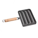Sausage Grilling Professional Efficient Prevents Stick Spill Proof Thickened Cast Iron Sausage V1294-YM0901-3118240108511