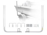 Boat Trailer Guide, 1016mm Adjustable Design Trailer Guide Poles, 2PCS High-Hardness Steel Trailer V952-CTCDGDLX40YC6JV7GV0