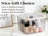 Makeup Organizer - Storage Box with Lid - Jewelry Box - Bathroom Accessories - Cosmetics Storage V1189-WXF-260203-00420