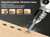 1/4 Inch Shank Round Nose Router Bit Set, 8 Pcs Core Box Router Bits for Woodworking, Cove Box V1366-AZ2-W-15464
