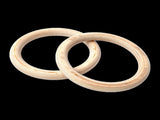 235mm Wooden Gymnastic Rings Olympic Gym Strength Training & Fitness V63-822581
