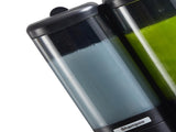 Manual Liquid Soap Dispenser 2 Chambers 480ml Leakproof Wall Mount Soap and Shower Dispenser for V1294-YM0901-3112250029012