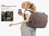 Stylish Laptop Backpack for Women Large Capacity 27L Computer Bag with 15.6 Inch Compartment, USB V1107-CS-XSBJBBBZ