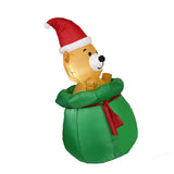 Xmas Inflatable Bear Decoration Outdoor Yard Garden LED Light Luminous Air Model V1294-YM0901-3111240246311