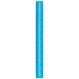 Dual Scale Design Straight Plastic Ruler Clear Scale Measuring Tool for Daily Draft Handcraft Length V1192-AZ-W-28212