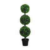 Lambu Artificial Triple Ball Boxwood Trees UM1257-3
