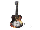 Wall Clock Silent Simulation Ukulele Shaped Decorative Alarm Clock for Bedroom Student Dormitory V1294-YM0626-3115220139512