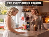 Devanti Slushie Machine 2L Frozen Drink Maker Ice Cream Cocktail Slush Maker White SLS-CR03-2L-WH