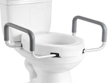 Raised Seat with Arms, 136.1 kg Load Capacity, 88.9 mm Lift Height, Widened Commode Elevated V952-AZSJGMTZD35YISHJB001V0
