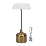 Cordless Table Lamp Rechargeable 3000mAh Nordic Retro LED Night Light Bedside Lamp for Living Room V1294-YM0901-3119250078611
