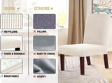 Stretch Dining Chair Covers Set of 6 Chair Covers for Dining Room Parsons Chair Slipcover Chair V1258-DP02-F-644