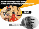 12 Pcs Jack Stands Wall Mount Organizer, Car Jack Stands Storge Rack/Hanger/Hook Wall Mount Heavy V1366-AZ2-W-14518