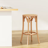 Artiss Bar Stool Rattan Seat Wooden BA-L-RA-B13-NA