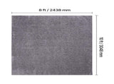 Indoor Plush Area Rugs, 2.44 x 3.05m Plush Carpet, Area Rugs Furry with Long Plushs Pile, Thick & V952-JXDDTSSCR8X1HTYN7001V0