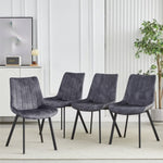 Sloane Fabric Dining Chairs - Grey V411-HMT-SLOANE-GREY