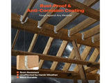 50 Pcs Joist Hanger, Inner Dimensions 1.57 x 1.50 x 7.83 inch / 40 x 38 x 199 mm, Rafter Hurricane V952-TLDJ210INCH5HCMQL001V0