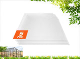 5 Pack Polycarbonate Greenhouse Panels 2' X 4' X 0.32'' Roof Sheets V952-SLWDBBSTM4FTWDFTVV0