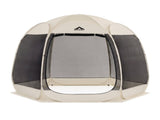 Instahut Gazebo Pop Up Tent 2.7x1.35m Outdoor Marquee Camping Screen 6 Sided GAZB-POP-SC-134HX-BG