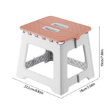 Non-Slip Folding Step Stools - 9x7in Shower Stool for Shaving Legs, Stool Foldable, Foot Stool, V1189-LWWAL-20260401-05321