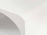 Artiss Bedside Table Shelves Side End Table Storage Nightstand White ARCHED FURNI-P-BS-01-WH