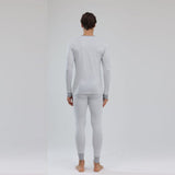1 Set Men Thermal Underwear Set Knit Slim Fit Stylish Warm Winter Base Layer Cold Weather Clothing V1294-YM0901-3117240269116
