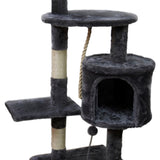 Furtastic 110cm Cat Tree Scratching Post - Dark Grey CAT-EJT-364-DGY