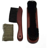 Billiards Pool Table and Rail Brush Set with Cloth Cue Shaft Slicker V1192-AZ-W-17369