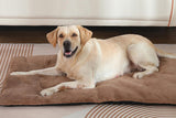 2Pcs Pet Blanket Self-Heating Bed Pad Cat Dog Self-Warming Cushion-Khaki XL V1263-JX-7509-4