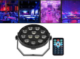12LED Chips Spotlight RGB Sound Control Stage Light with Remote Control for Party KTV V1294-YM0901-3119200161711