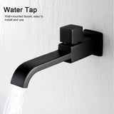 G1/2 Modern Brass Wall Mounted Faucets Bathroom Wall Mounted Faucet Single Hole Cold Water Faucet V1263-JX-3181