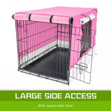 Cage Cover Enclosure for Wire Dog Cage Crate 36in PINK V274-PET-CV36-PK