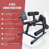 Leg Extension Curl Machine Adjustable Home Gym Quad & Hamstring Workout Bench V63-782775