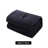 Giselle Electric Heated Blanket Car Truck Throw Rug Travel Camping 12V DC Aut EB-THROW-RUG-CAR-BL