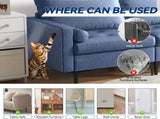 196.9"x15.7" Anti Cat Scratch Furniture Protector Clear Viny Couch Protector from Cat Claws V1107-135-93474-CLR2