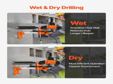 Diamond Core Drilling Machine, 200 mm Drilling Diameter, 2-in-1 Handheld & Stand-Mount Dry and Wet V952-SCJGSZKJ4YC4R55DJ001V3