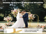 Arch Stand, Set of 3, 1.8/1.5/1.2 m, Stable Structure, Easy Assembly, Gold Metal Arch V952-BYDGMJSJT6FTQCA1U001V0