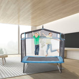 6FT Trampoline for Kids, 72" Indoor/Outdoor Toddlers Trampoline, Mini Baby Trampoline with Safety V952-DWJXBC6YCDWJRH2SYV0