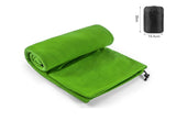 Green Versatile Double-Sided Fleece Bag Liner - Lightweight & Portable Travel Blanket for Camping & V888-ELOSUNG32568