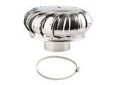 Roof Ventilator Automatic Silent Stainless Steel Pipefit Roof Ventilating Fan Wind Turbines Air Vent V1294-YM0703-3117230005911