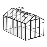 VEVOR Polycarbonate Greenhouse 8 x 12 Ft Outdoor Walk-in Greenhouse for Garden V952-JTSZWSL8W12F5VOMTV0