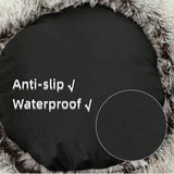 Cozy Green Plush Hooded Pet Bed - Ultra Soft Long Fur Cave Bed for Small Pets 40cm V888-ELOSUNG11040