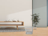 Wire Mesh Garbage Can Plated Silver Color with Open Mesh Design for Indoor Use V1370-AZ4-10650
