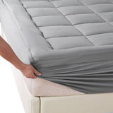 DreamZ Mattress Topper Bamboo Fibre King Single MT1002-BAMCHAR-KS-GY