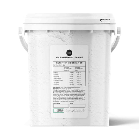 800g Micronised L-Glutamine Powder - Pure Protein Supplement Bucket V238-SUPDZ-40176375758928