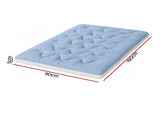 Giselle 5cm Mattress Topper Pillowtop toppers Double-Sided Single TOPPER-DS-S