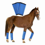 Horse Fly Boots 4-Pack - Adjustable Protective Leggings for Horses, Plastic Leg Gear V1192-AZ-W-22552